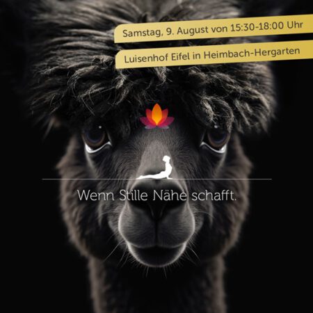 Yoga mit Alpakas 09.08.2025 15.30 Uhr